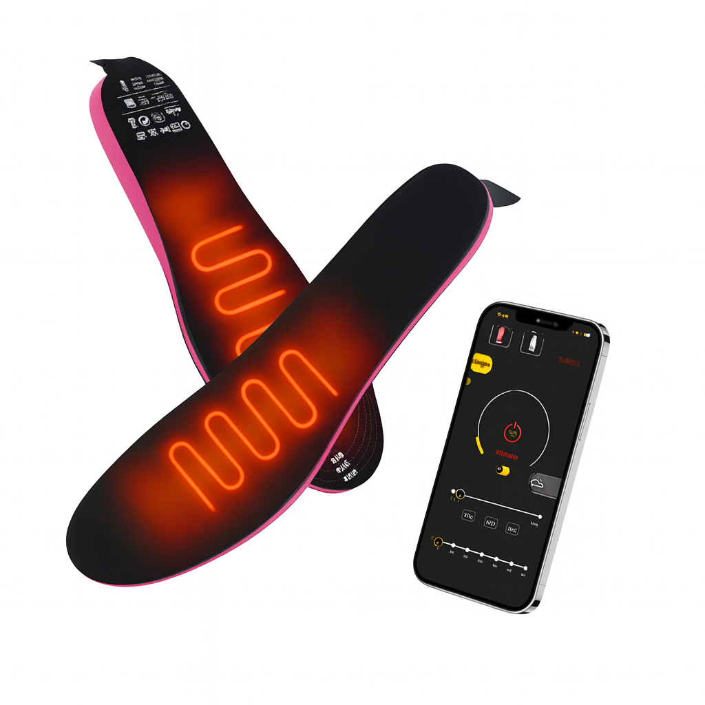 Semelle chauffante - contrôler par application