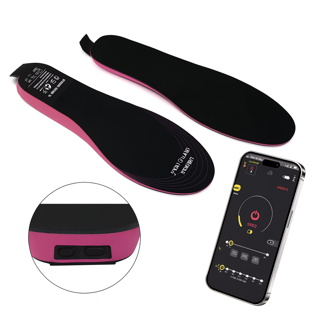 Semelle chauffante - contrôler par application