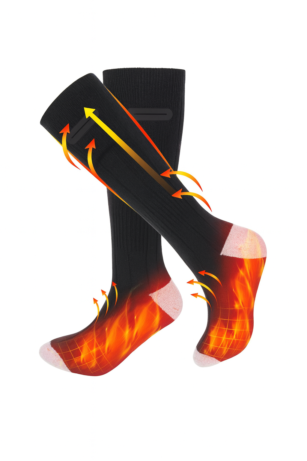 Chaussette chauffante - sport d'hiver