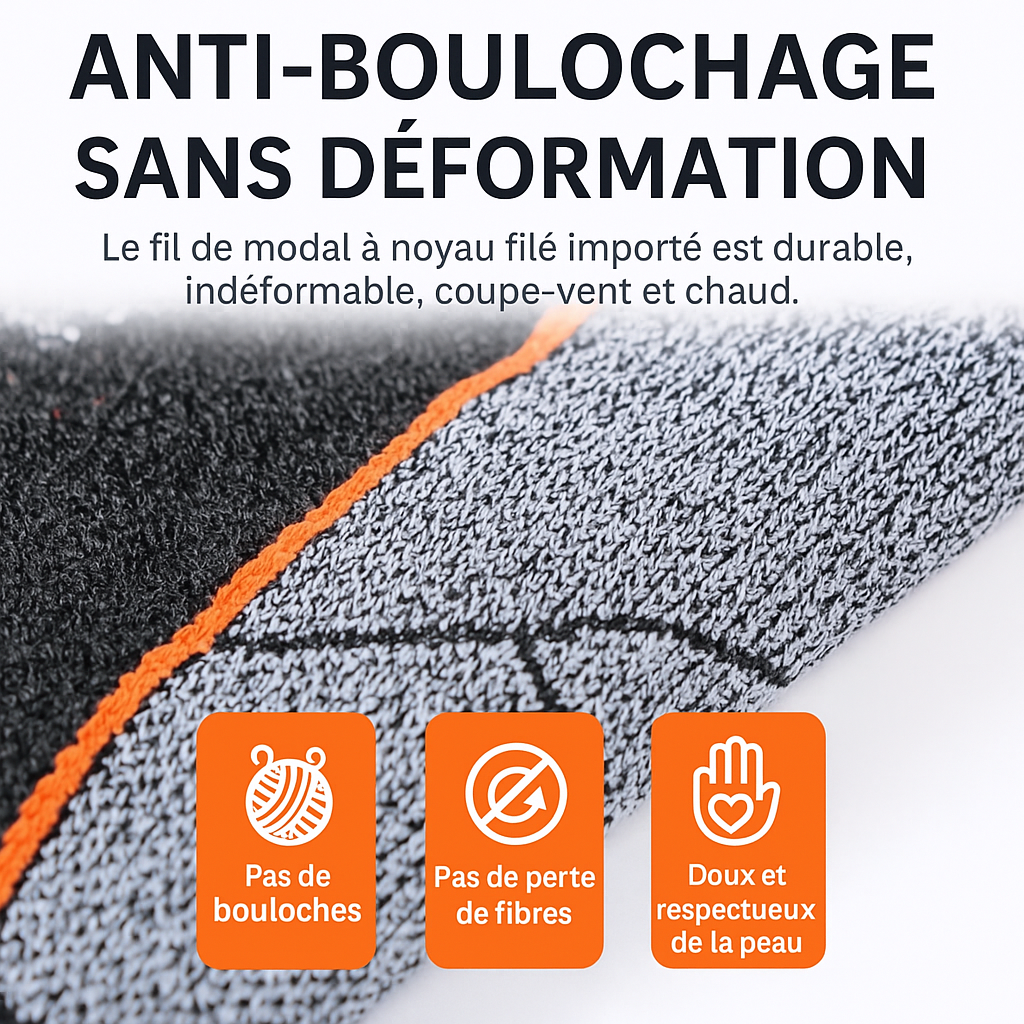 Chaussette chauffante - sport d'hiver