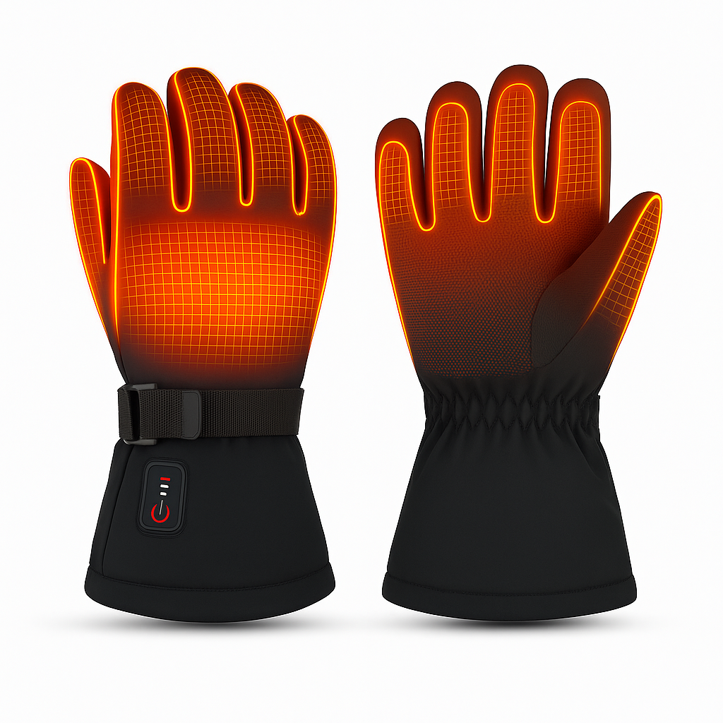 Gant chauffant - touché tactile