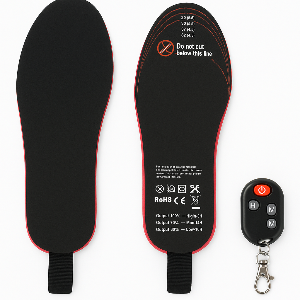Semelle chauffante - télécommander