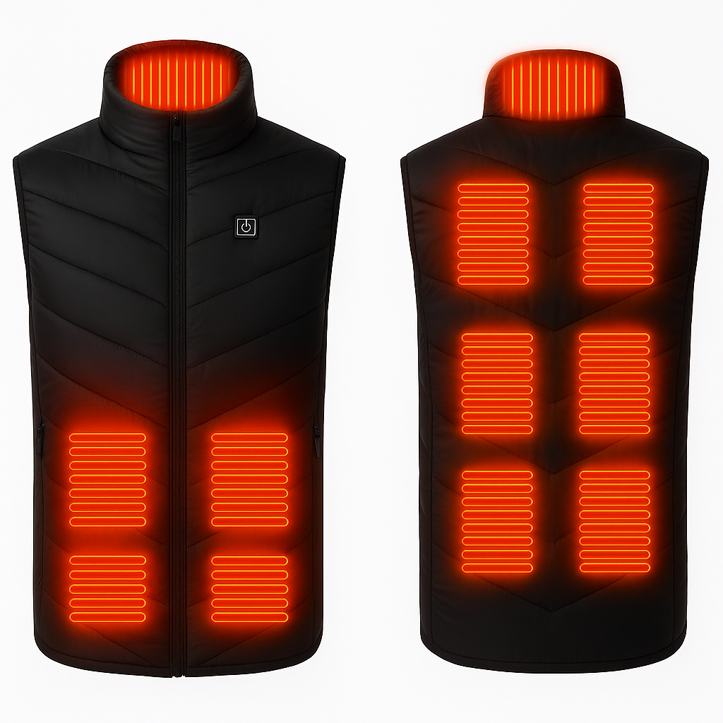 Doudoune chauffante sans manche