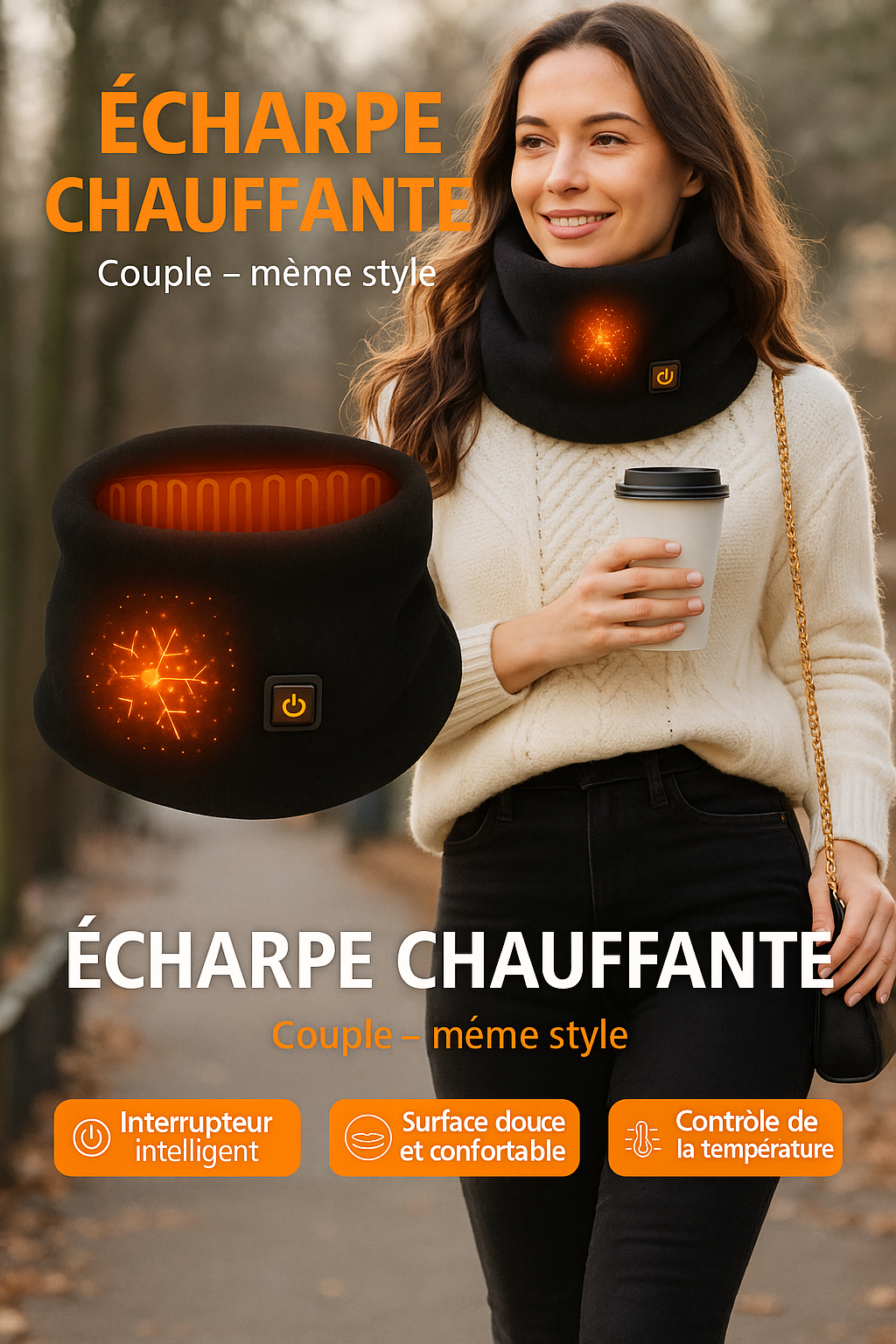 Tour de cou - rechargeable