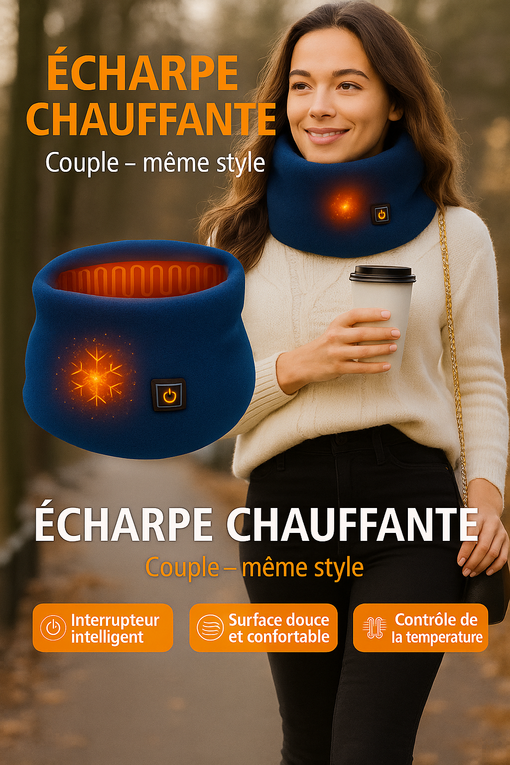 Tour de cou - rechargeable