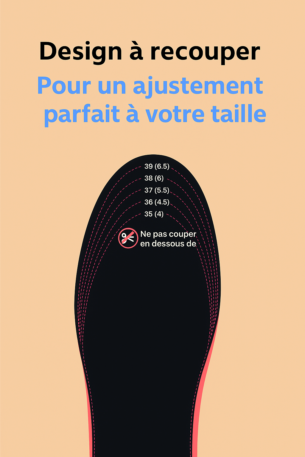 Semelle chauffante - télécommander